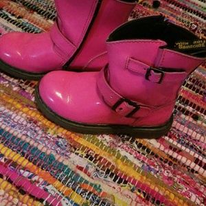 Baby girl pink dr. Marten boots